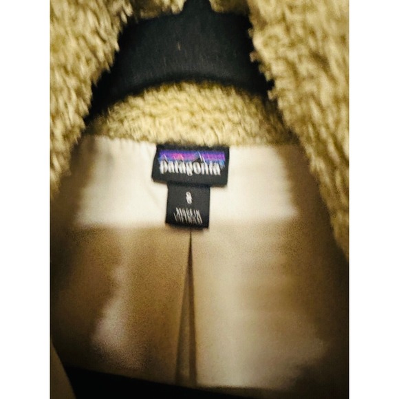 Patagonia Womens Fleece Sleeveless Vest Tan Brown Size Small‎ Soft Warm Active - Picture 5 of 11